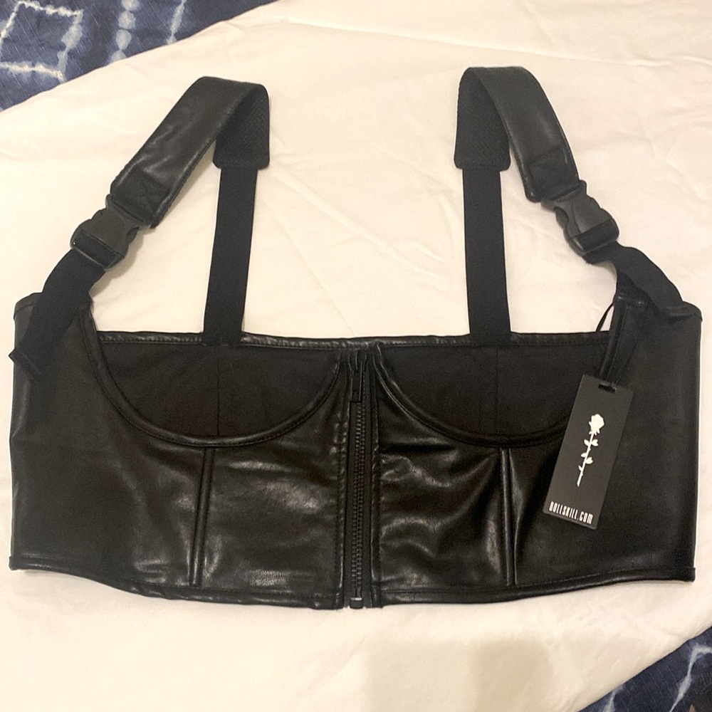 NWT Dolls Kill Underbust Corset - Plus Size & VEGAN